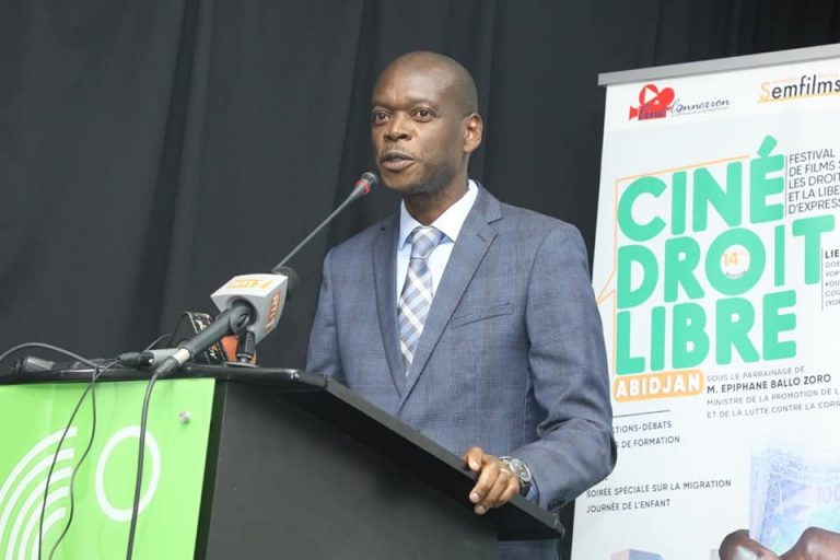 14e édition de Ciné Droit Libre, Epiphane Zoro Ballo : « La corruption est une atteinte aux droits fondamentaux des citoyens »